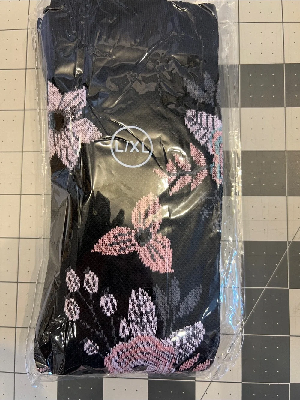 5 pair of Floral Pattern Women's compression socks